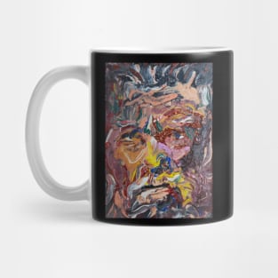 Abstract Expresstionist Man Face 399 Mug